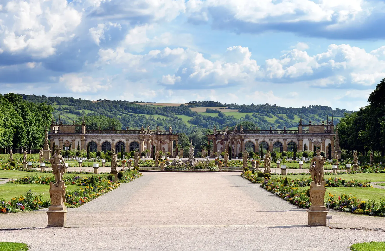 Schlossgarten Weikersheim im Taubertal